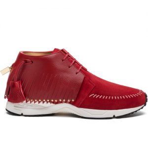 tenisky BUSCEMI RED SUEDE